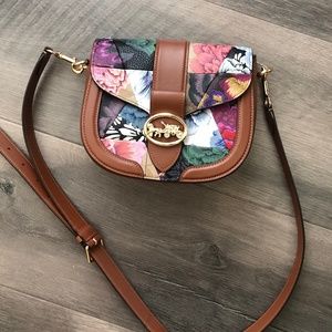 Awesome Coach Patchwork Georgie Crossbody Bag.